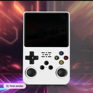 Compact Handheld Gaming Console - White